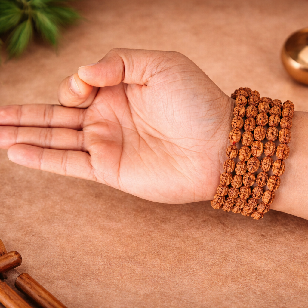 2 Mukhi Rudraksha Mala