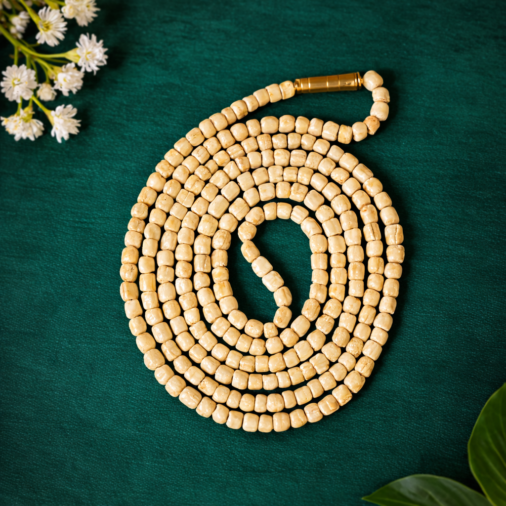 Tulsi Mala Round Bed