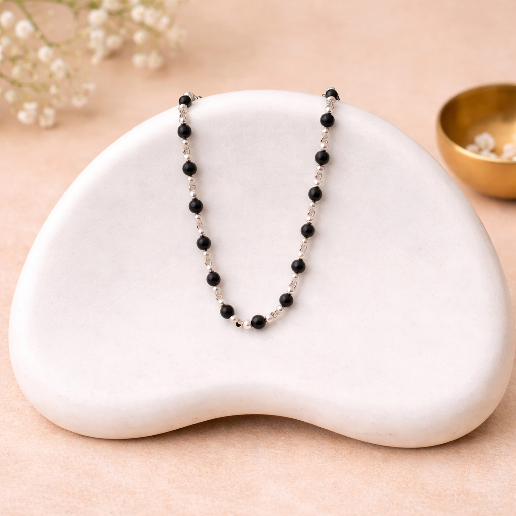 Tulsi Mala Silver 2