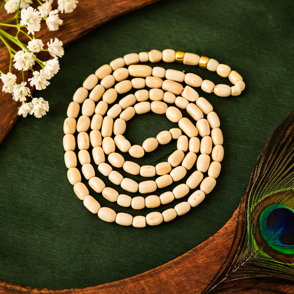 Ultra Wide Tulsi Kanthi Mala